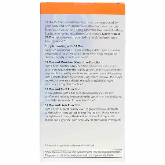 Double Strength SAM-e 400 Mg, DRB